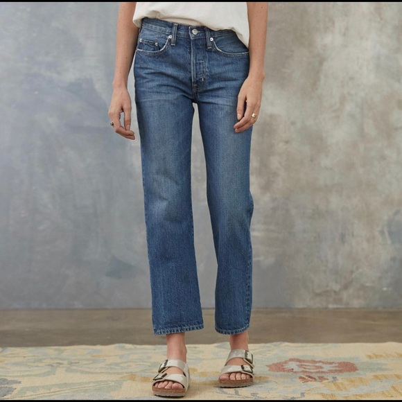 Edwin Denim - Made in USA by EDWIN! NEW! KALI straight leg cropped jeans. 100% organic cotton